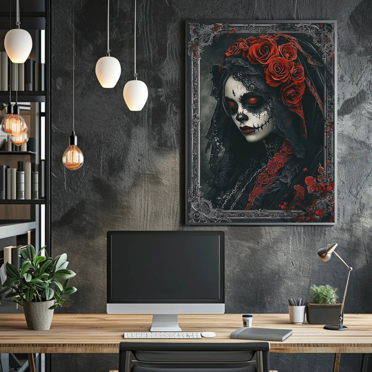 Day of the Dead Skull Design Cultural or Heritage Poster