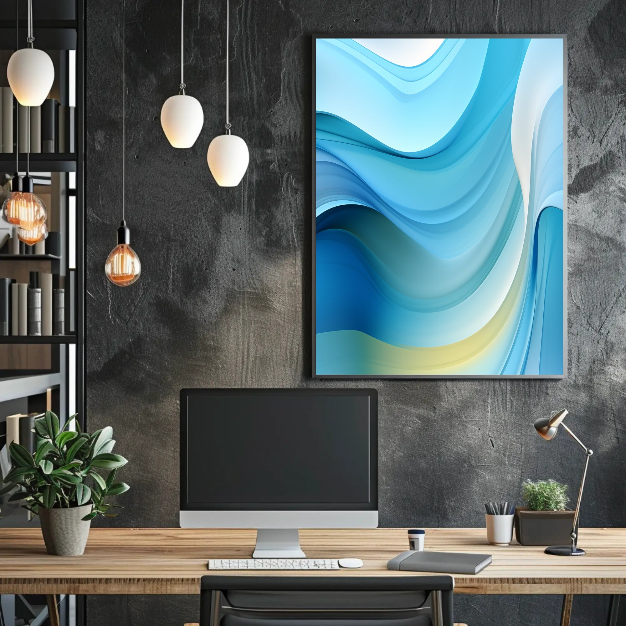 Oceanic Waves Poster