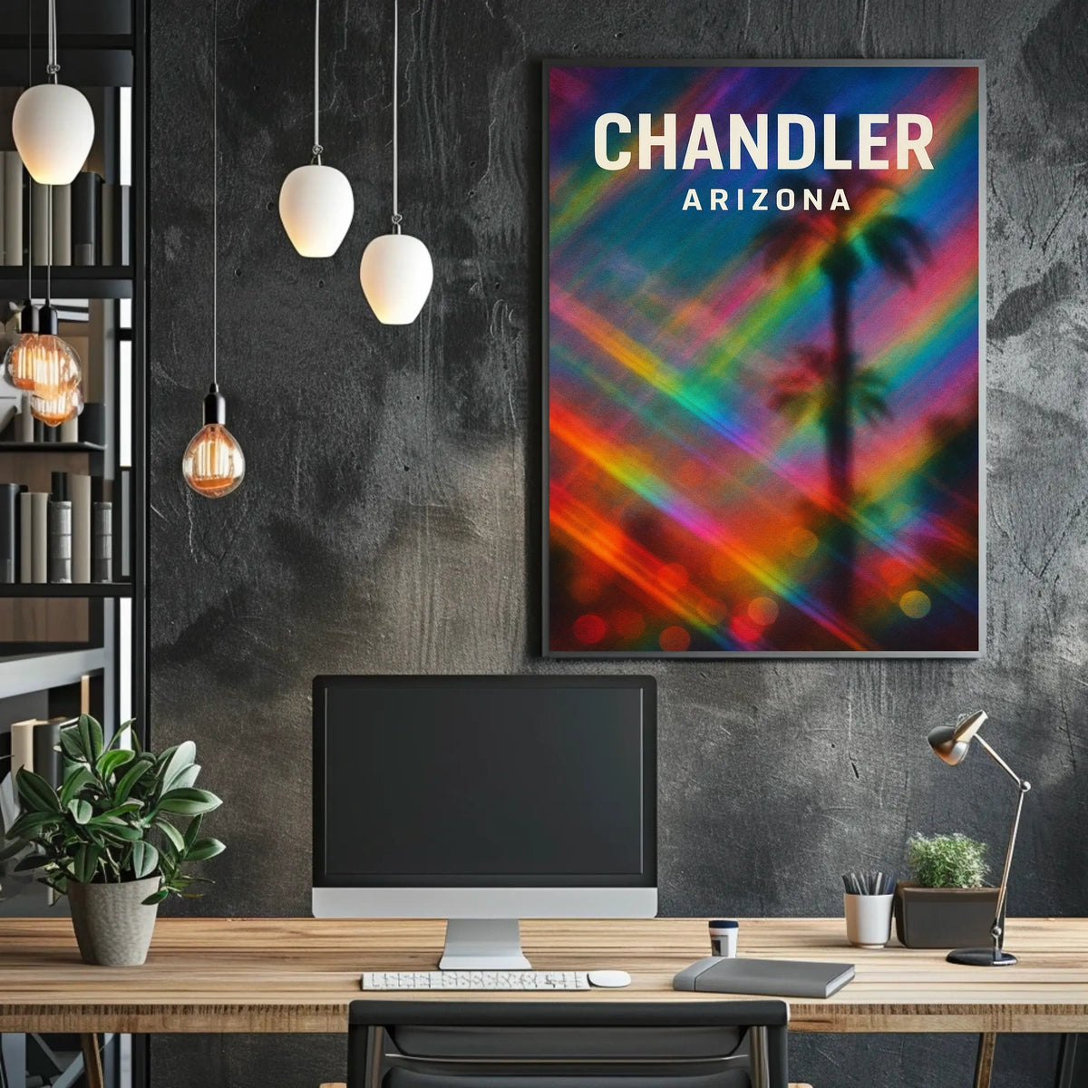 Chandler Arizona Vibes Digital Painting Poster