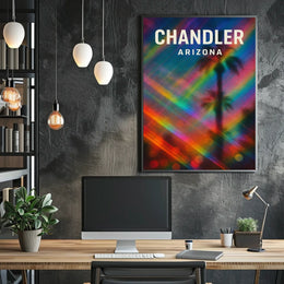 Chandler Arizona Vibes Digital Painting Poster