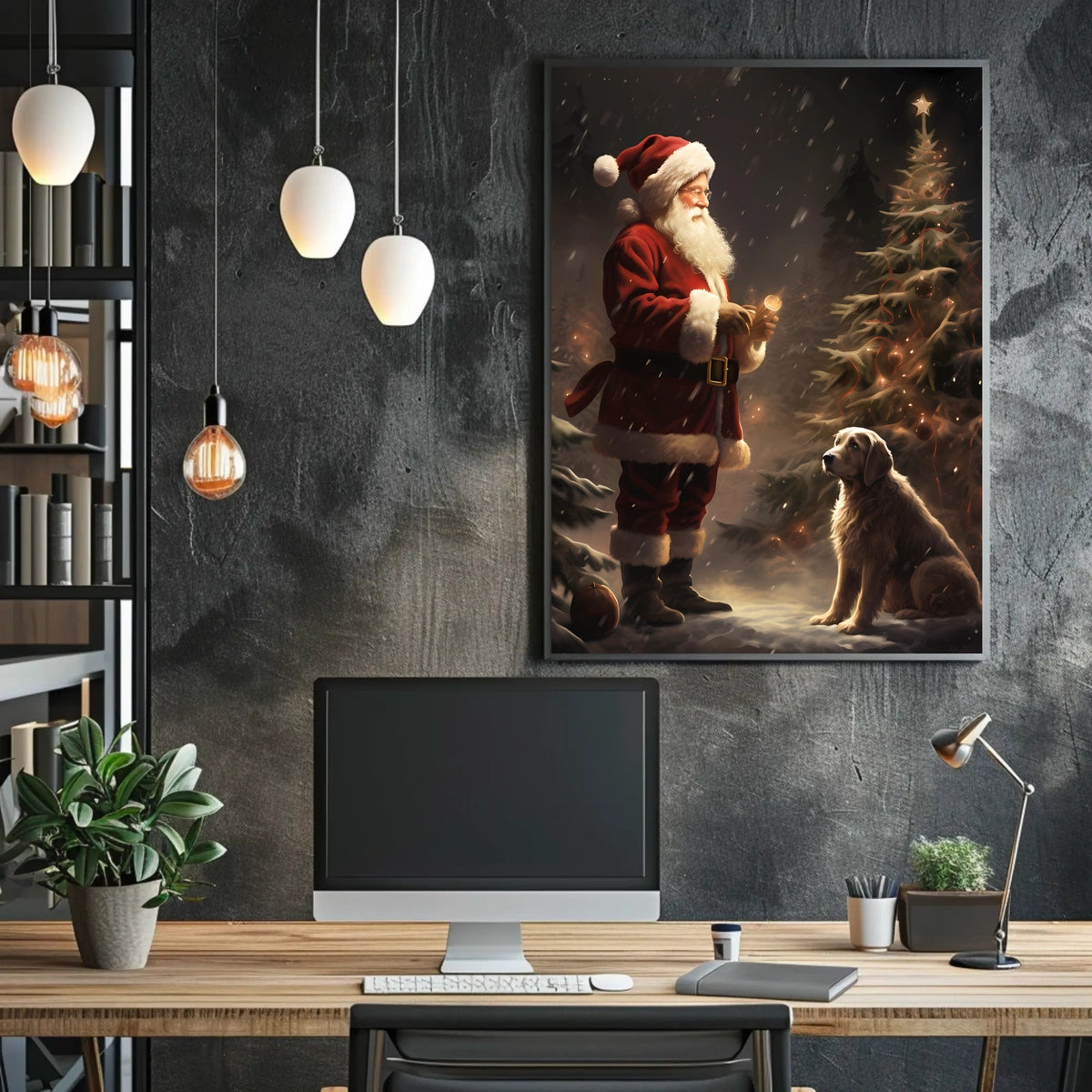 SantaS Winter Wonderland Poster