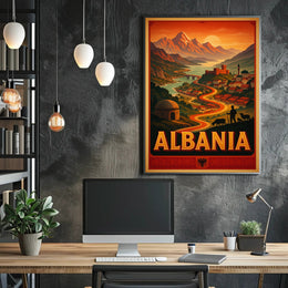 Scenic Albania Wall Art Print for Decor Lovers