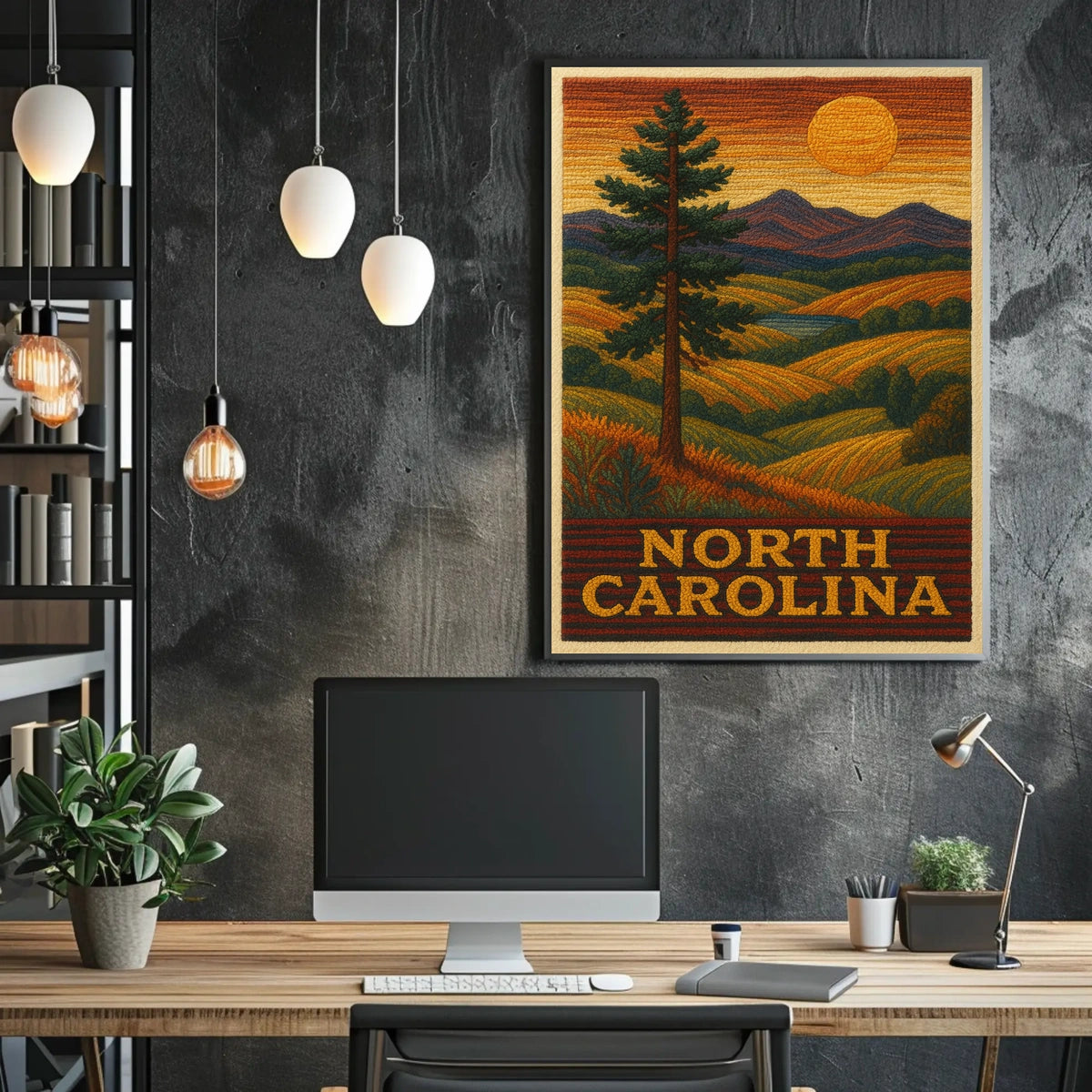 North Carolina Landscape Poster