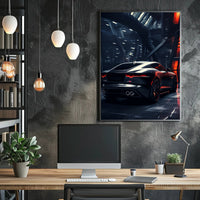 Sleek Automotive Elegance Poster PosterGoat