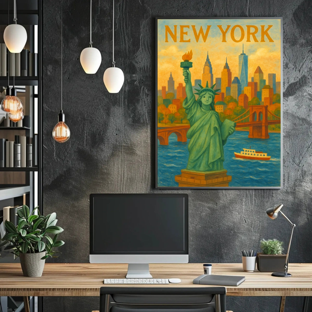 New York City Skyline Poster
