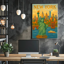 New York City Skyline Poster