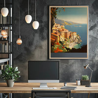 Coastal Townscape Poster