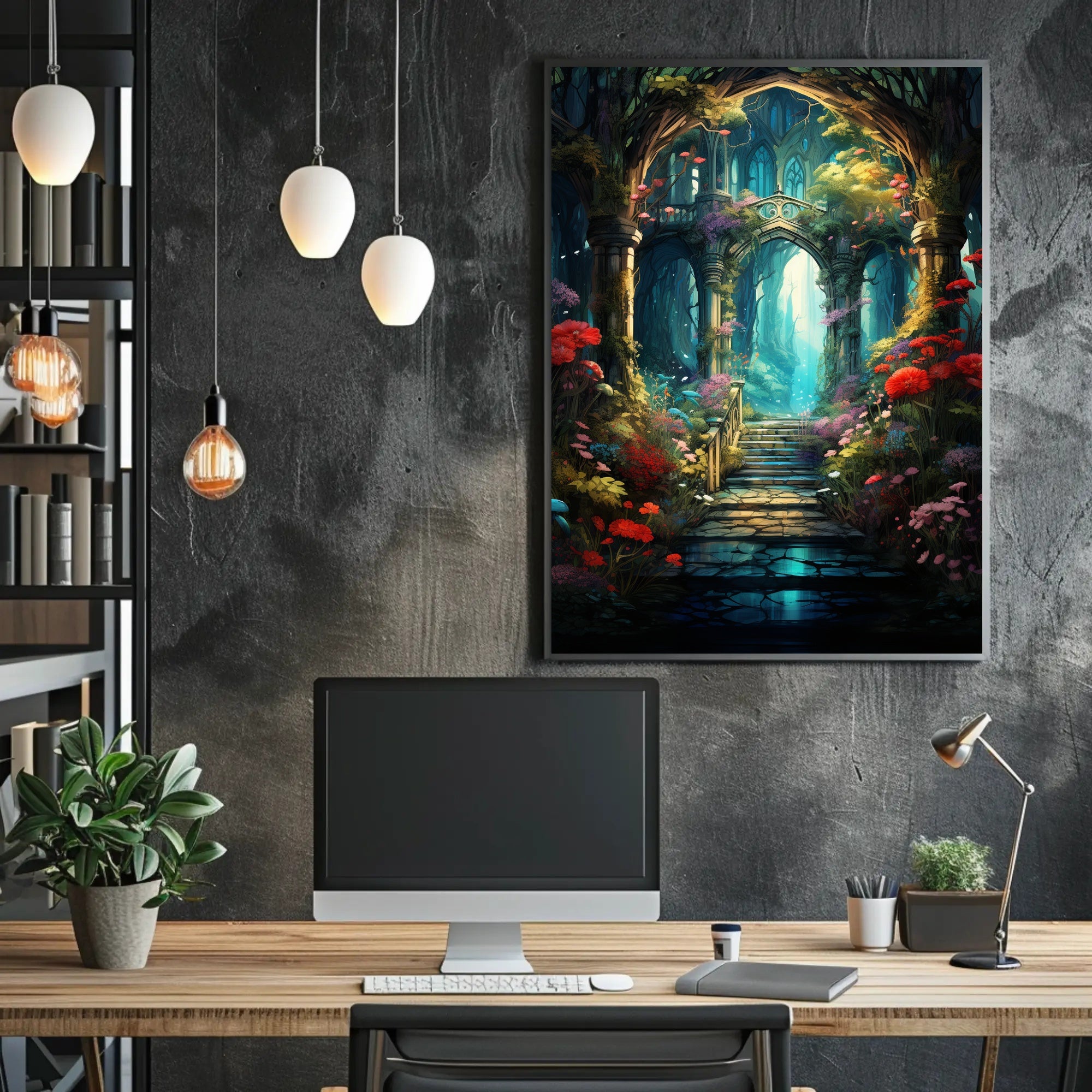 Enchanted Forest Pathway Poster