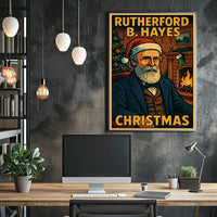 Rutherford B. Hayes Christmas Poster