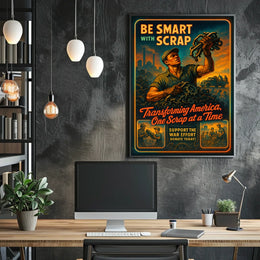Be Smart With Scrap Poster