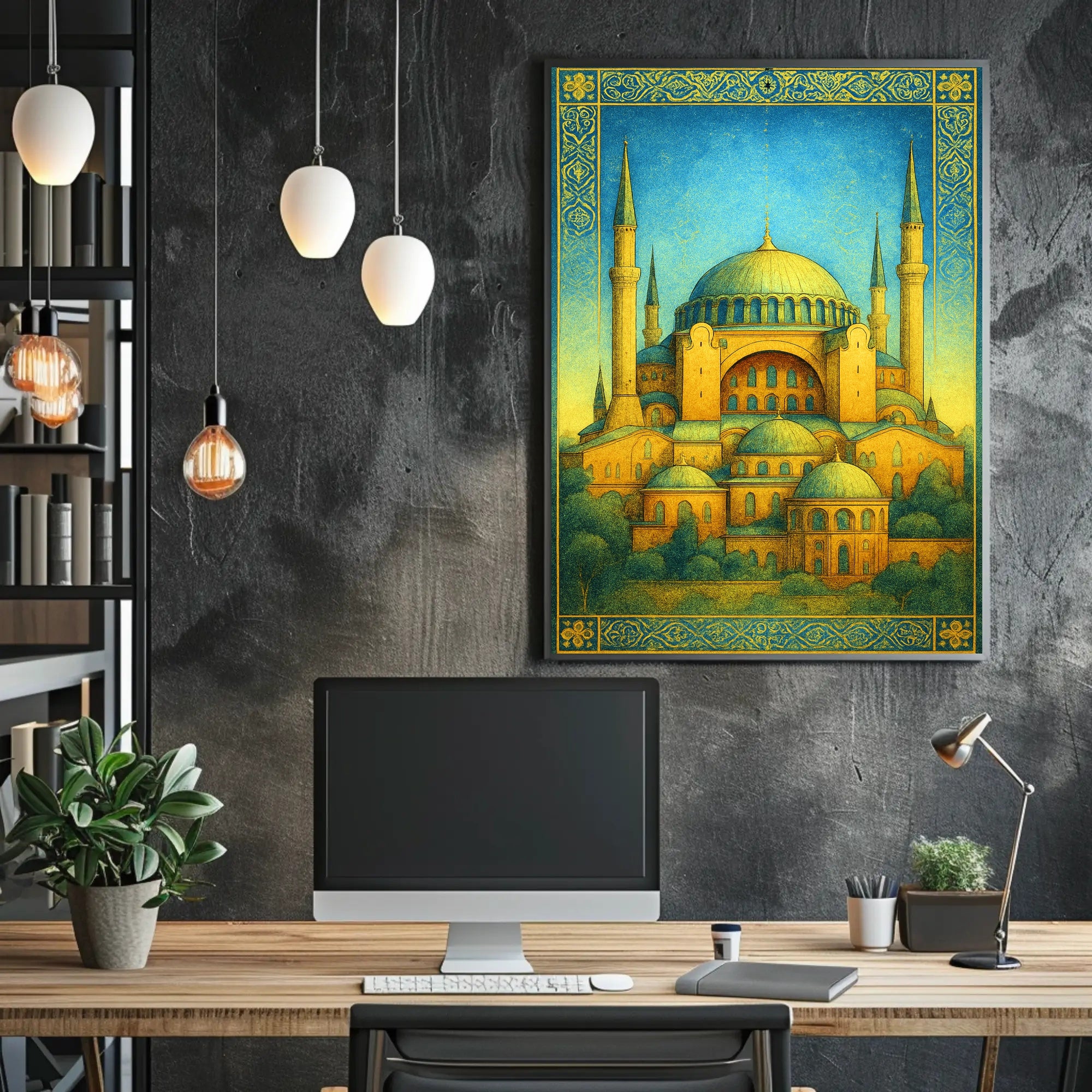 Byzantine Architectural Splendor Poster PosterGoat