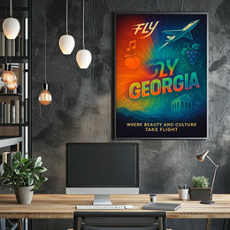 Fly Georgia Poster