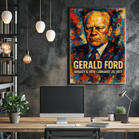 Richard Nixon 37th President of the United States Glitch Hop Art Poster