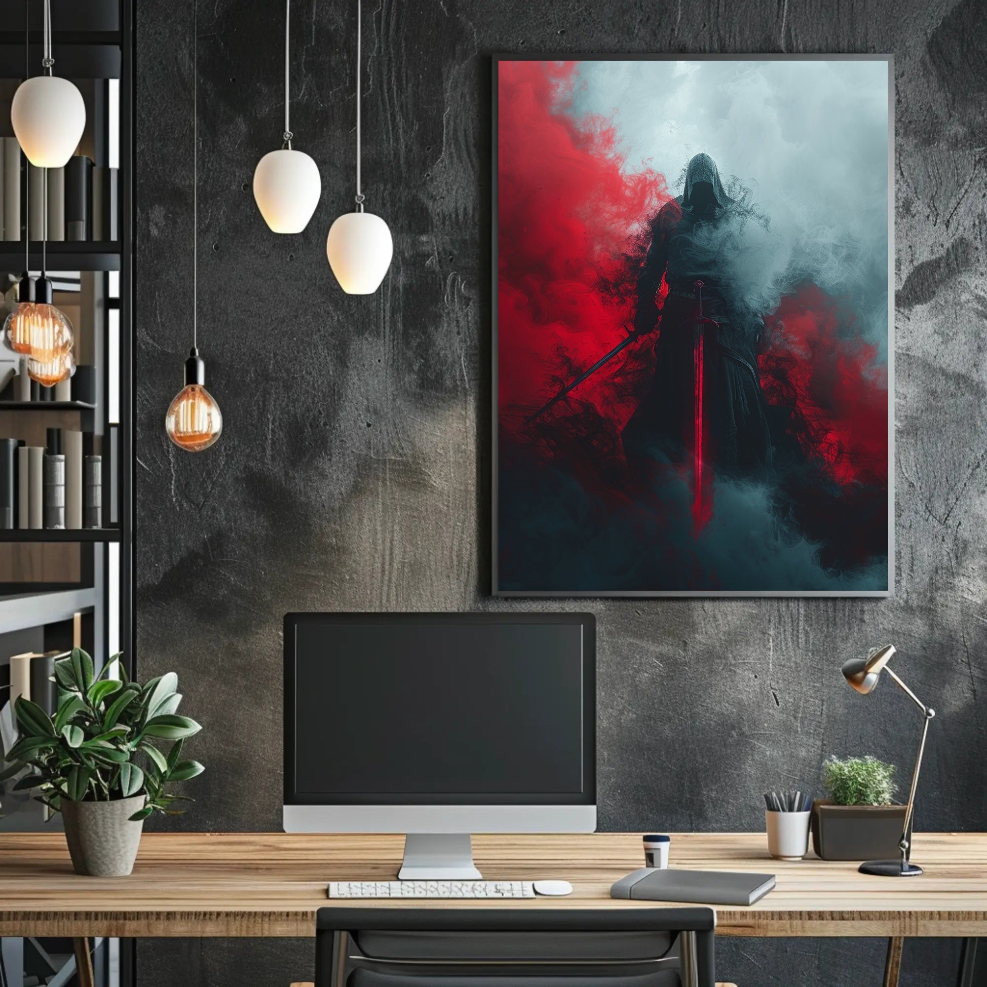 The Enigmatic Warrior Poster PosterGoat