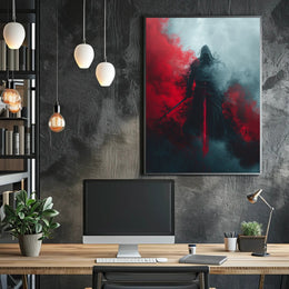 The Enigmatic Warrior Poster PosterGoat