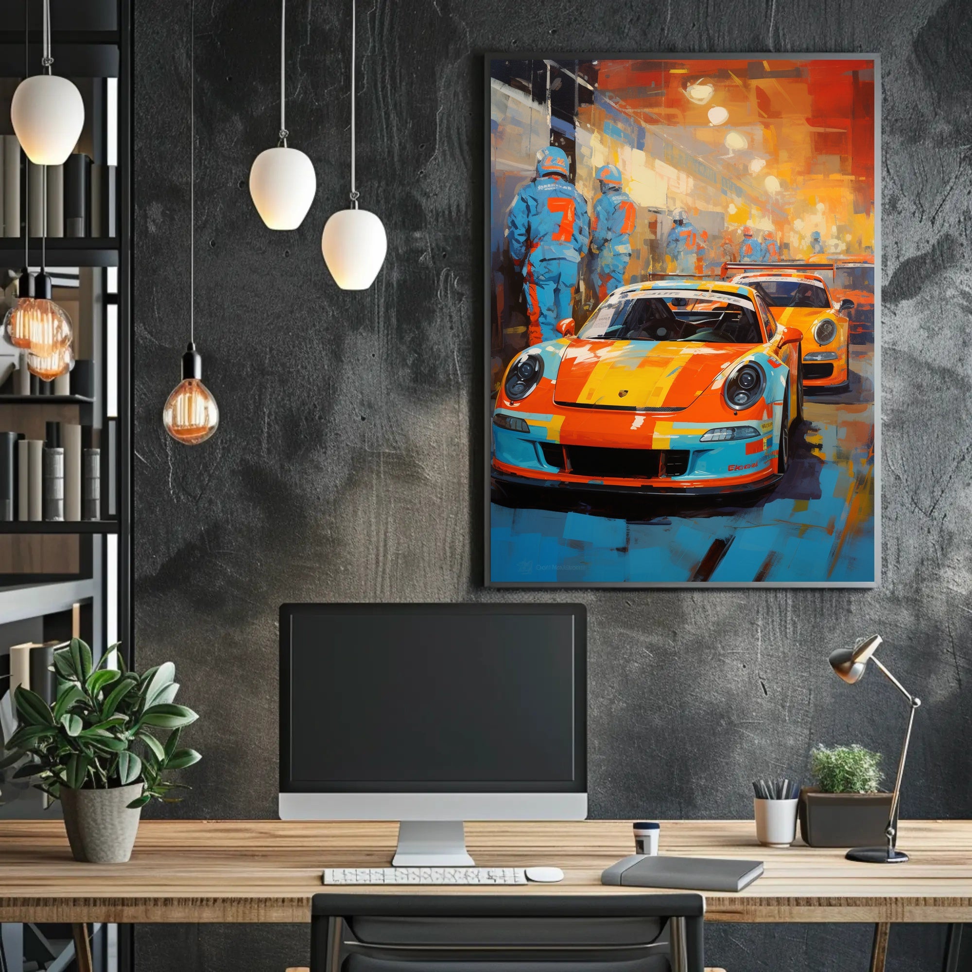 Racing Thrills Poster PosterGoat