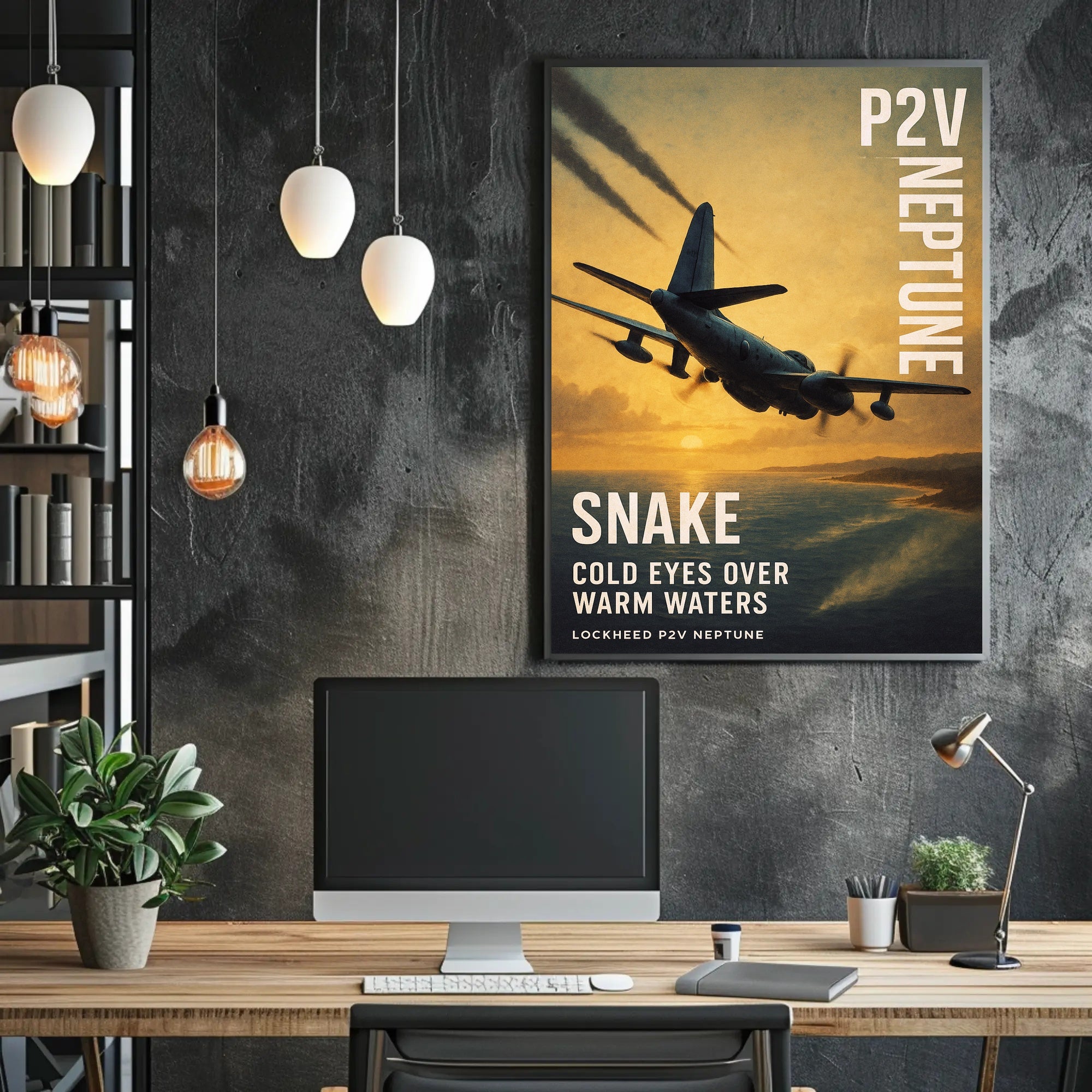 Snake Cold Eyes Over Warm Waters Poster PosterGoat