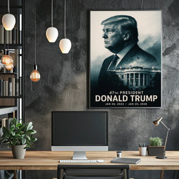 Trump Vision Liberty Hopeful Digital Painting Poster
