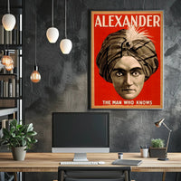 Alexander the Man Who Knows Vintage Magic Poster