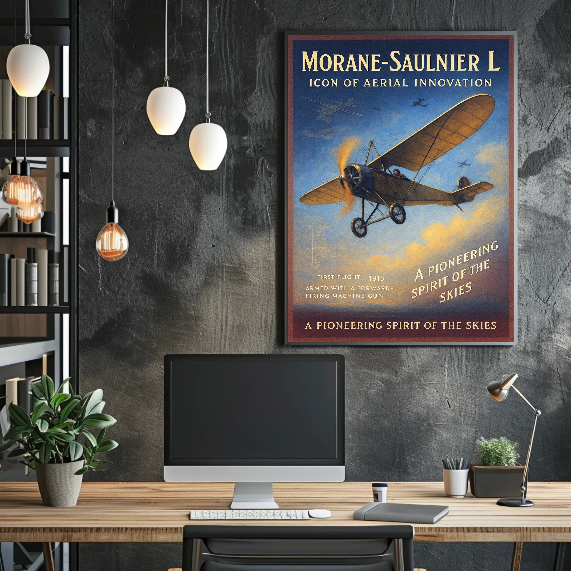 Morane-Saulnier L Icon of Aerial Innovation Poster PosterGoat