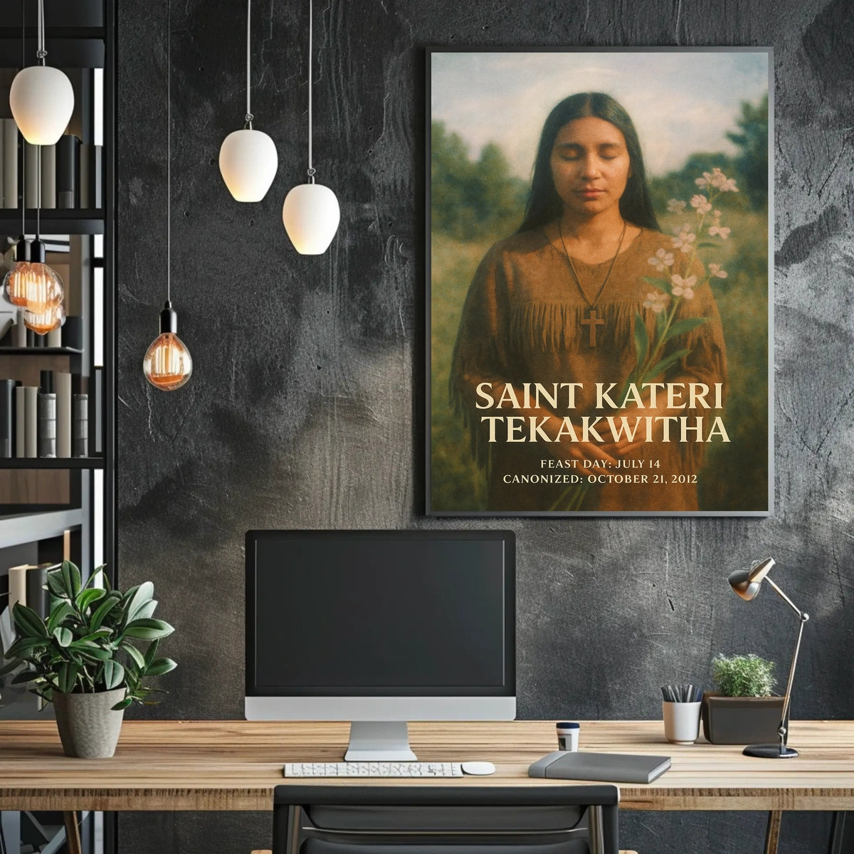 Saint Kateri Tekakwitha Poster