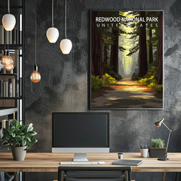Redwood National Park Poster
