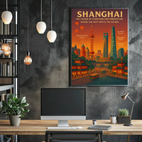Shanghai The Fusion of Tradition and Innovation Poster
