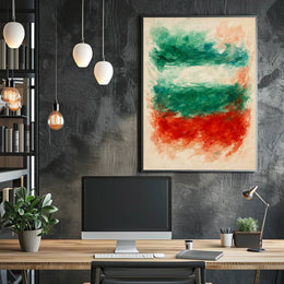 Abstract Watercolor Expression Abstract Poster