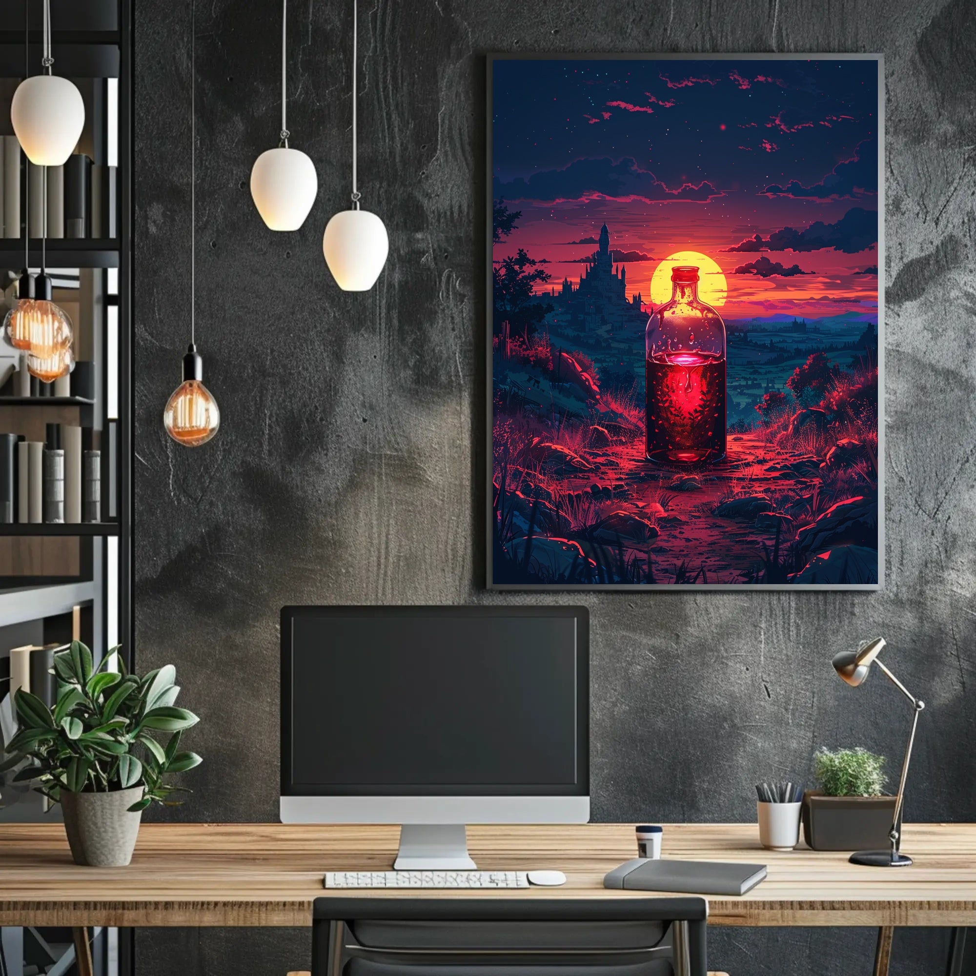 Enchanted Elixir at Sunset Poster PosterGoat