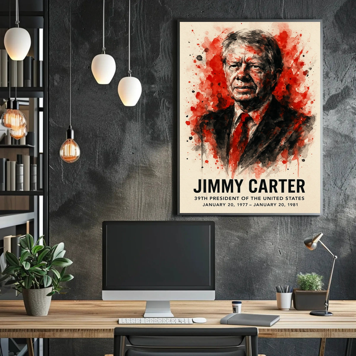 Jimmy Carter 39Th President Poster