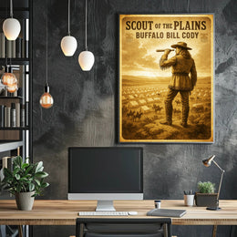 Buffalo Bill Cody Scout of the Plains Poster PosterGoat