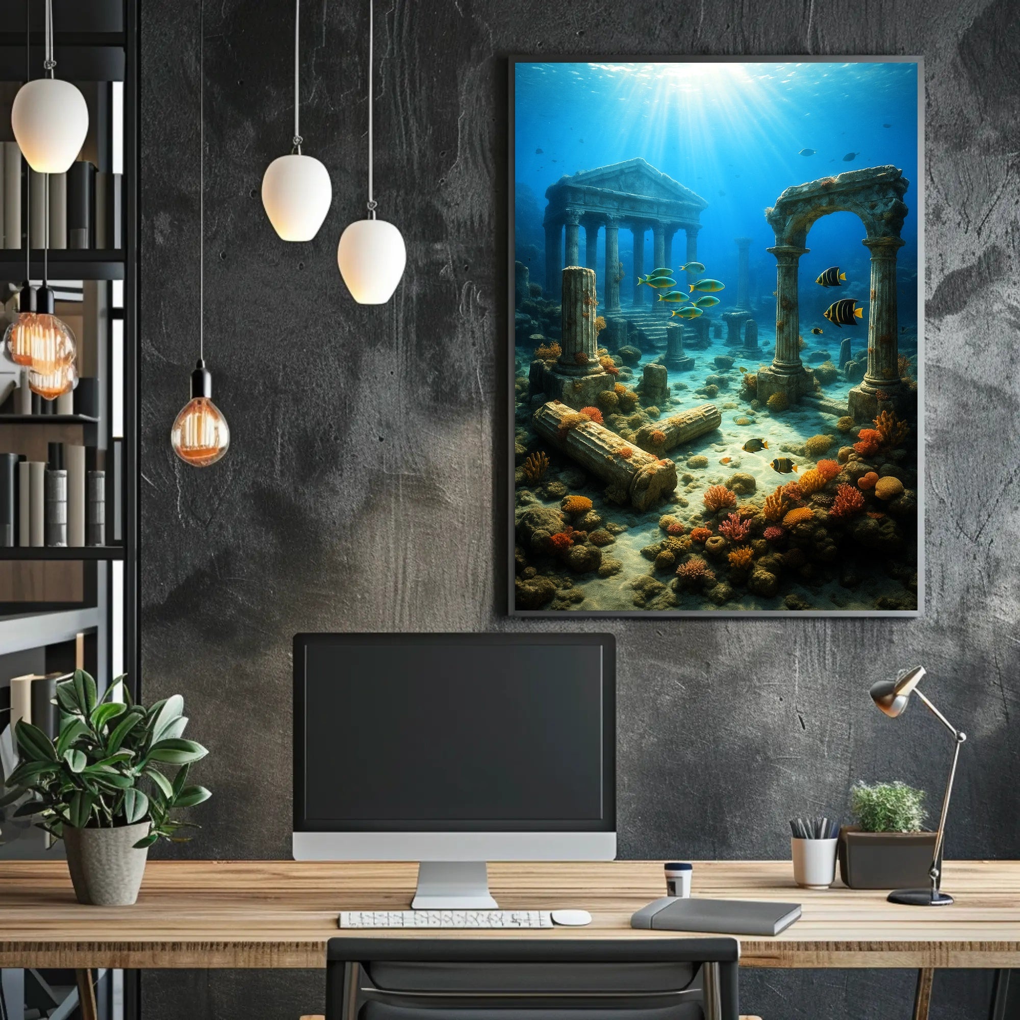 Lost City Under the Sea Poster PosterGoat