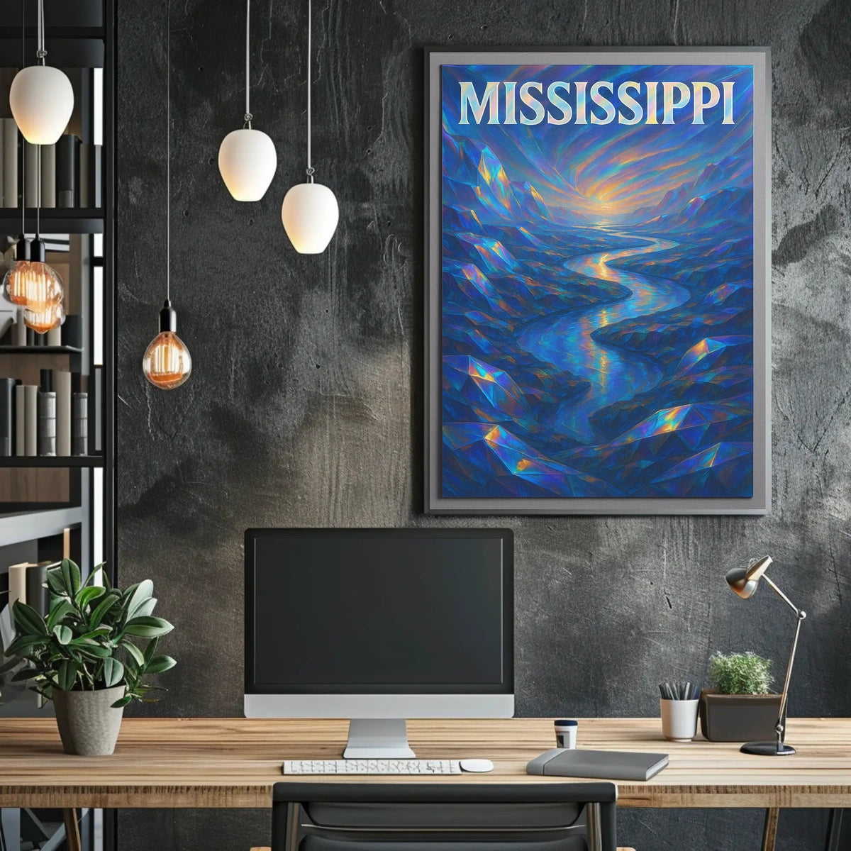 Mississippi River Dreamscape Poster