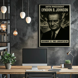 Lyndon B. Johnson 36Th President Poster