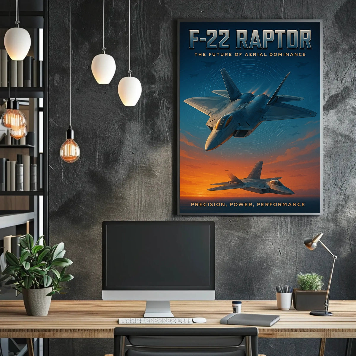 F-22 Raptor The Future Of Aerial Poster
