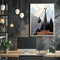 Funiculaire Chamonix-Planpraz Poster
