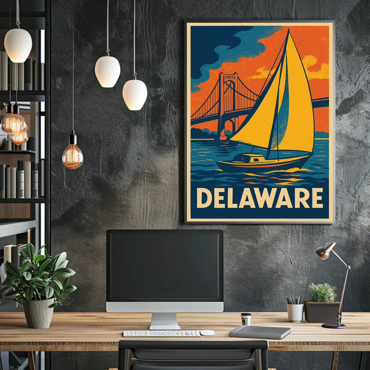Delaware Travel Poster