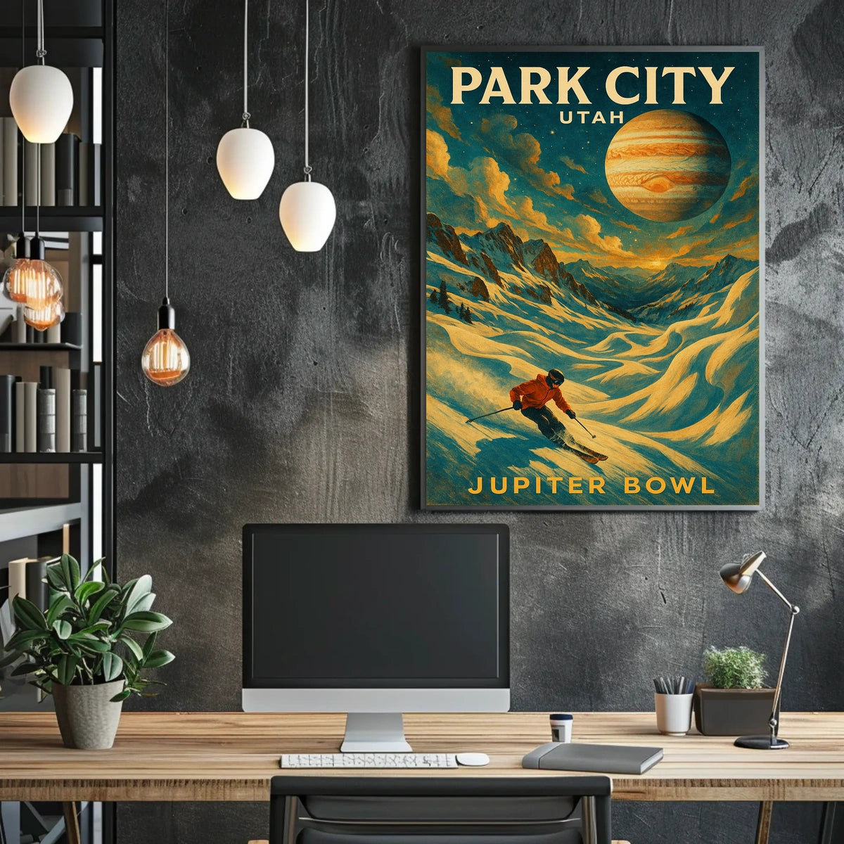 Park City, Utah Jupiter Bowl Poster
