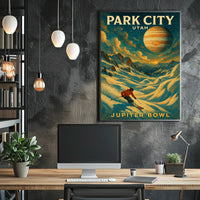 Park City, Utah Jupiter Bowl Poster