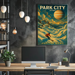 Park City, Utah Jupiter Bowl Poster