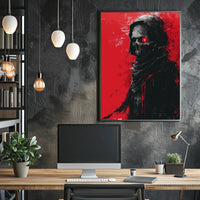 Dark Reaper Modern Gothic Art Poster Print PosterGoat