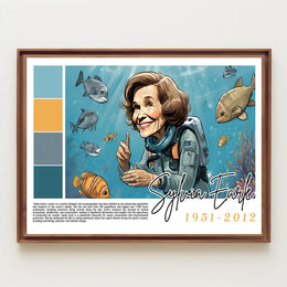 Sylvia Earle: Advocate for the Oceans Poster