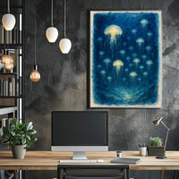 Ethereal Jellyfish Poster