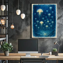 Ethereal Jellyfish Poster