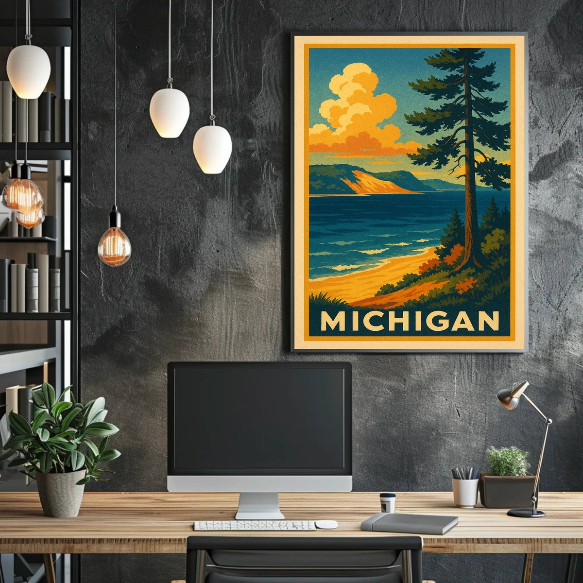 Michigan Scenic Landscape Poster