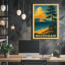 Michigan Scenic Landscape Poster