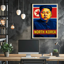 North Korea Leader Poster