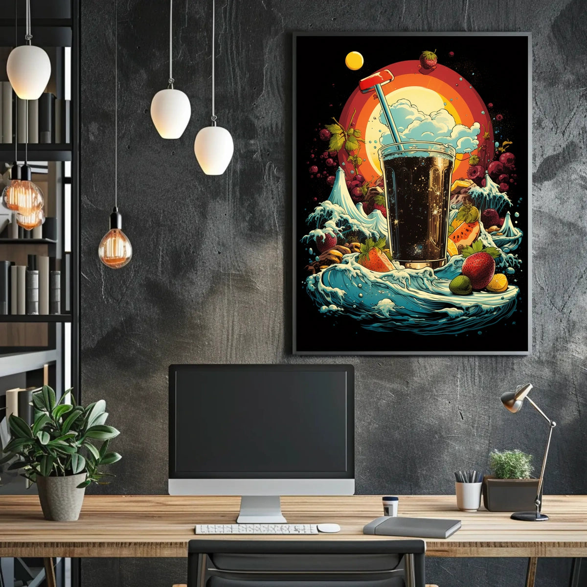 Refreshing Waves Poster