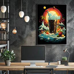 Refreshing Waves Poster