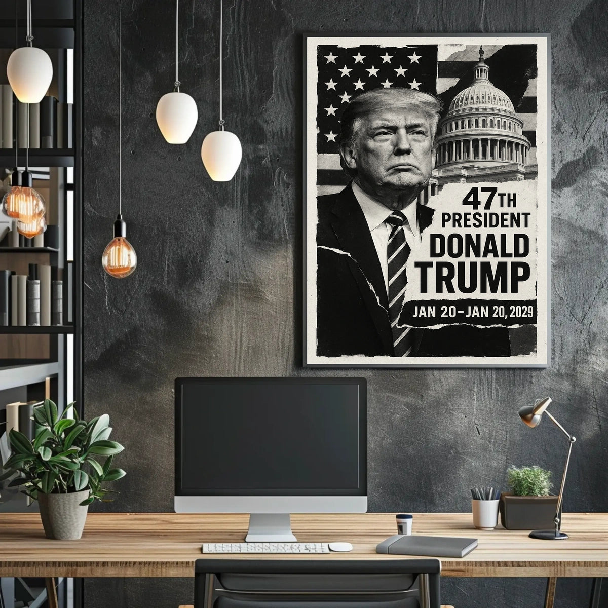 Donald Trump The Resolute Patriot Poster